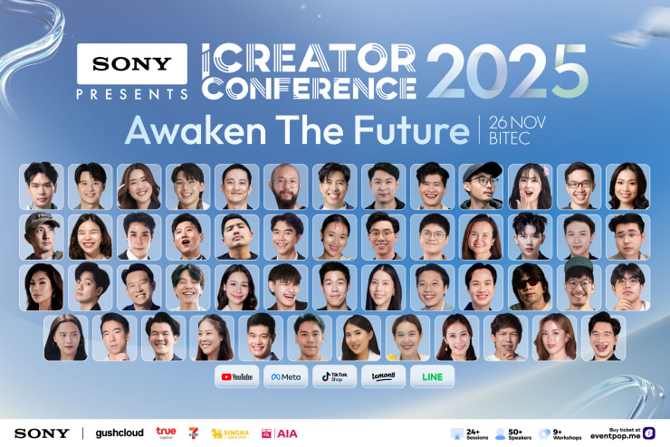 iCreator Conference 2025 Presented by Sony ปลุกพลังครีเอเตอร์ไทย ก้าวสู่อนาคตคอนเทนต์ยุคใหม่